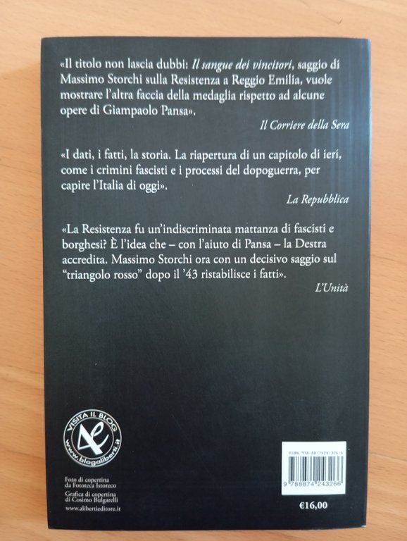 Il sangue dei vincitori, Massimo Storchi, Aliberti Editore, 2008 | Immagine Gallery 4