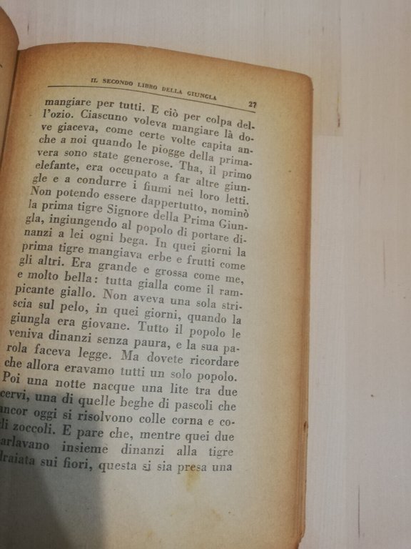 Il secondo libro della giungla, Rudyard Kipling, Bietti, 1938