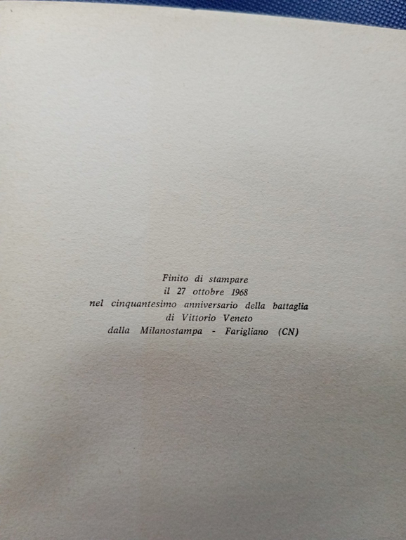 Il segreto della pace, Enrico Caviglia, maresciallo d'Italia, Nicola Milano …