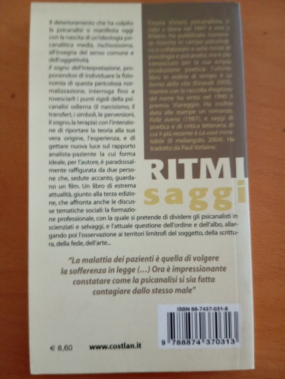 Il sogno dell'interpretazione, Cesare Viviani, Costlan, 2006