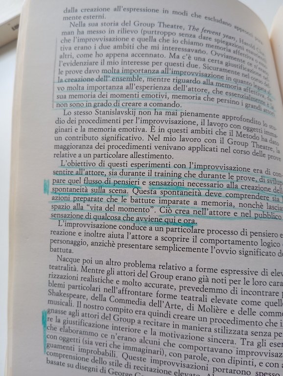Il sogno di una passione, Lee Strasberg, Ubulibri, 1990
