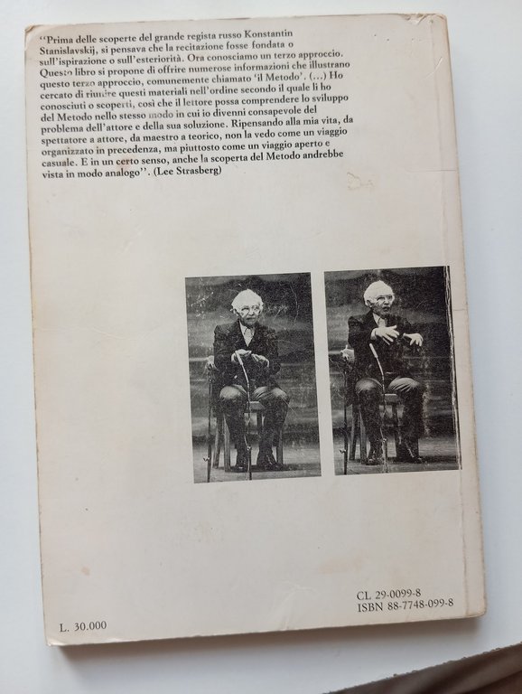 Il sogno di una passione, Lee Strasberg, Ubulibri, 1990