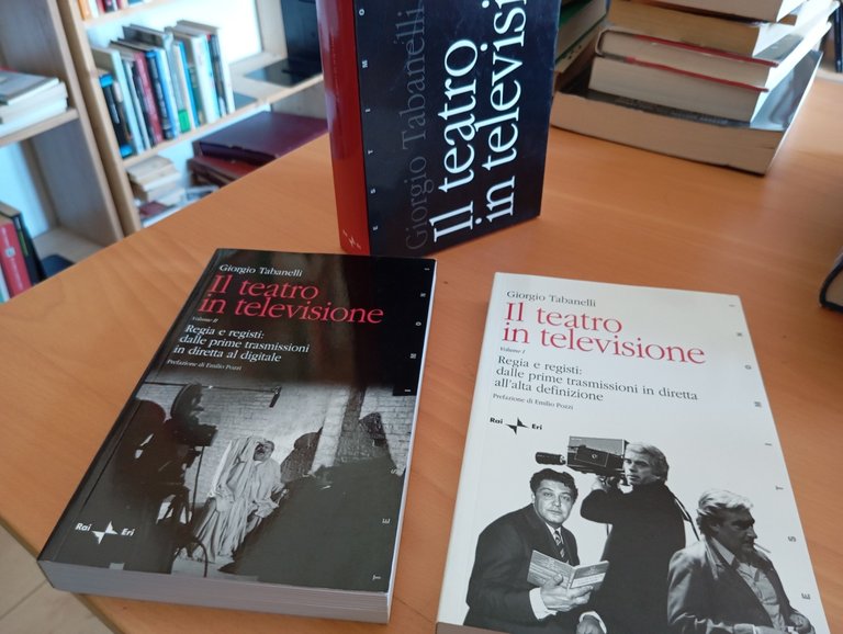 Il tatro in televisione, due volumi con cofanetto, Giorgio Tabanelli. …