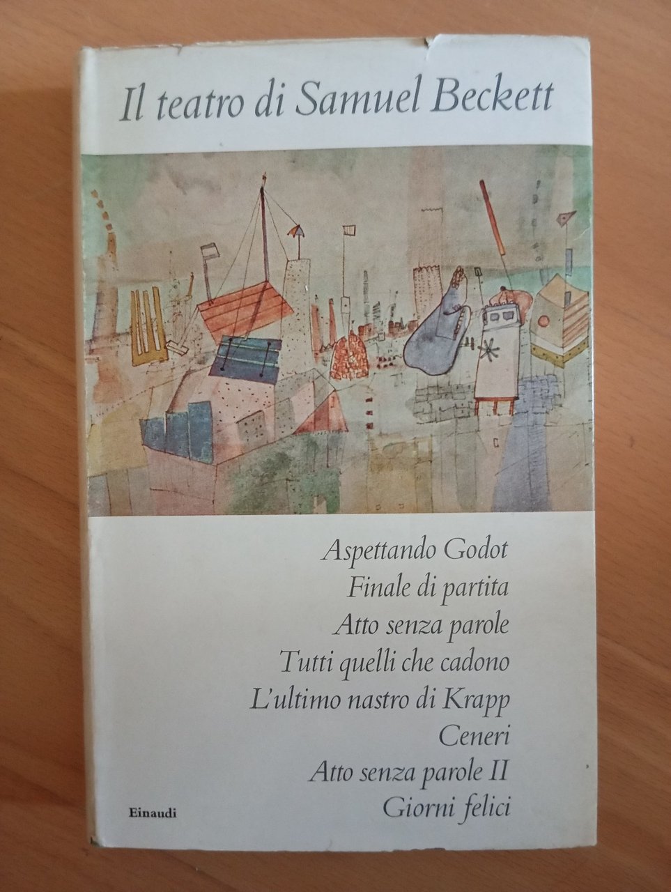Il teatro di Samuel Beckett, Einaudi, 1961