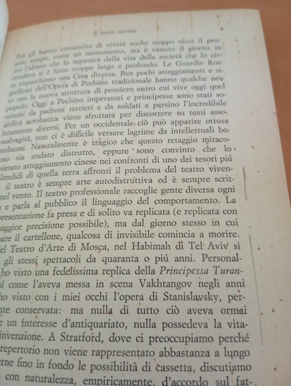 Il teatro e il suo spazio, Peter Brook, Feltrinelli, 1968