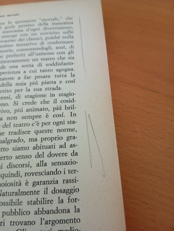 Il teatro e il suo spazio, Peter Brook, Feltrinelli, 1968