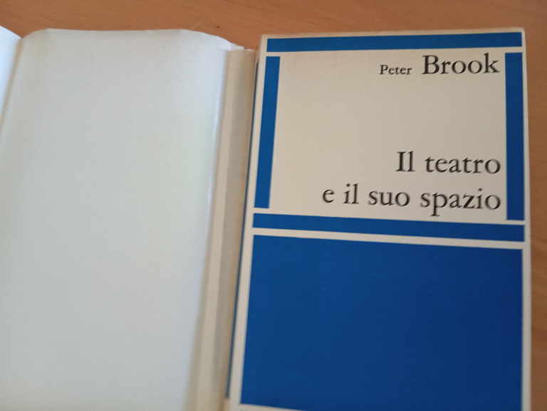 Il teatro e il suo spazio, Peter Brook, Feltrinelli, 1968