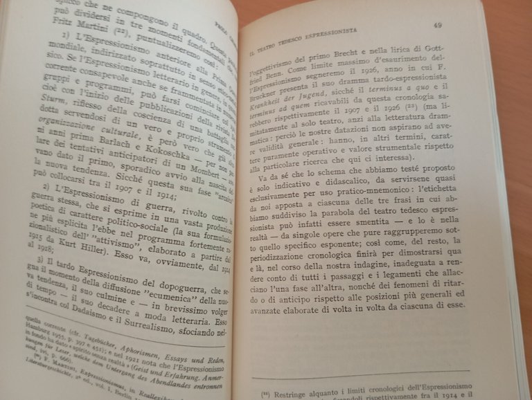 Il teatro tedesco espressionista, Paolo Chiarini, Cappelli, 1959 | Immagine Gallery 17