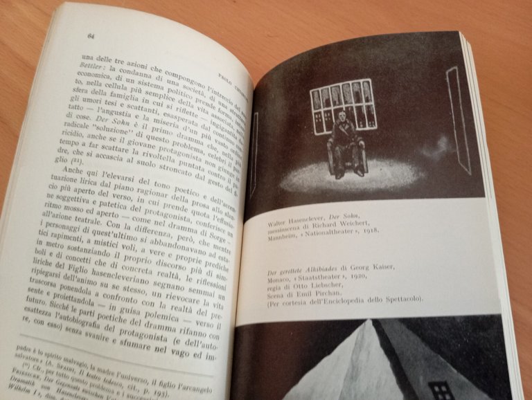 Il teatro tedesco espressionista, Paolo Chiarini, Cappelli, 1959 | Immagine Gallery 19