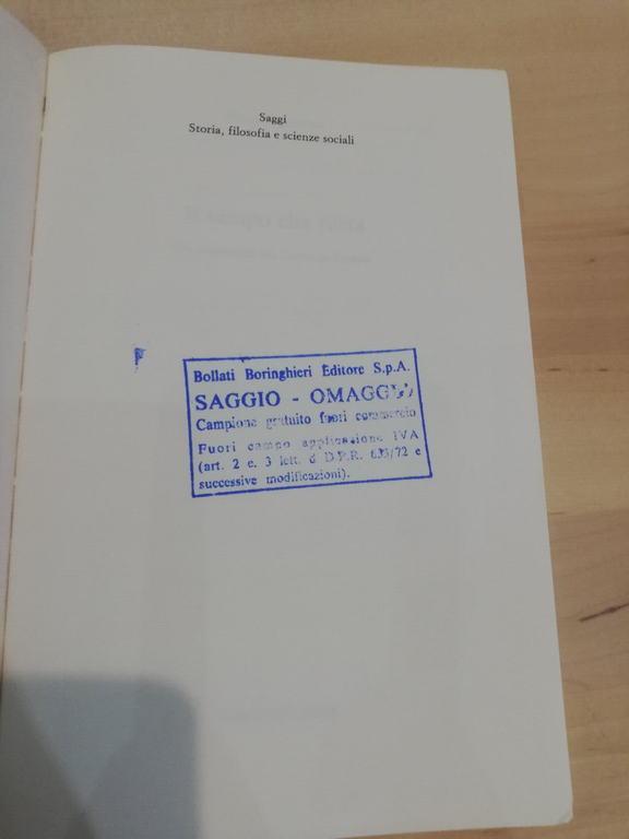 Il tempo che resta, Giorgio Agamben, Bollati Boringhieri, 2000