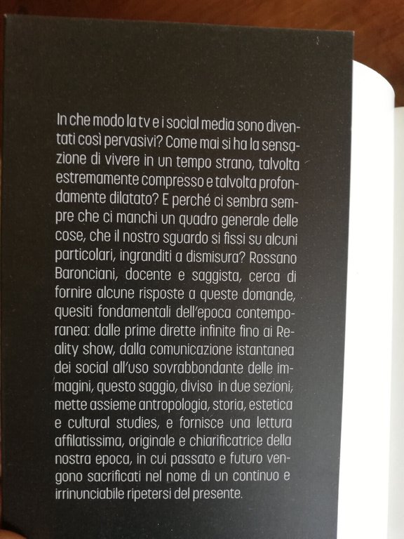 Il tempo non esiste. L'uomo nell'eterno presente, Rossano Baronciani, 2020