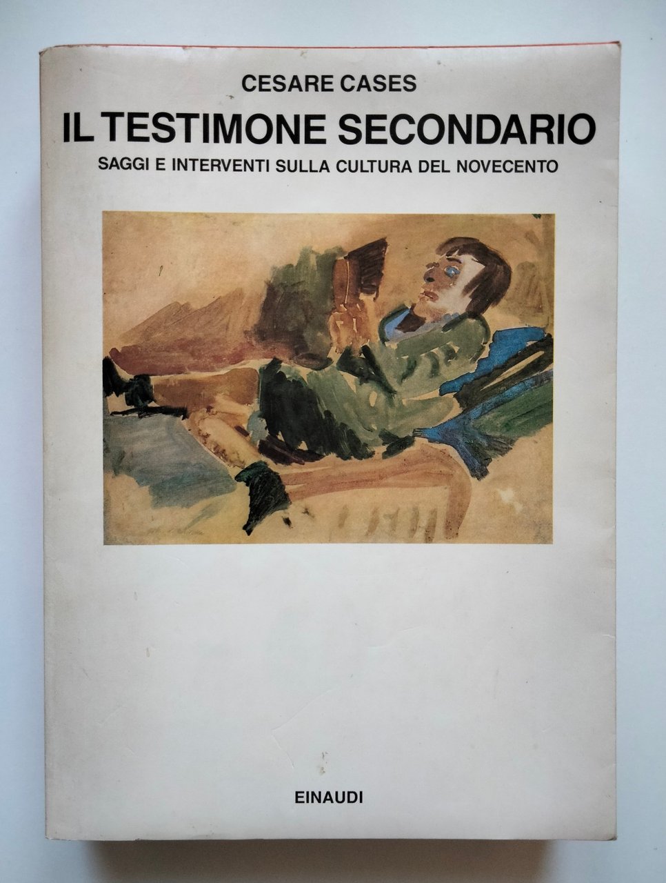 Il testimone secondario, Cesare Cases, Einaudi, 1985