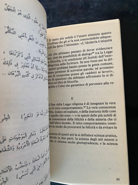 Il trattato decisivo, Averroé, Testo arabo a fronte, Rizzoli BUR, …