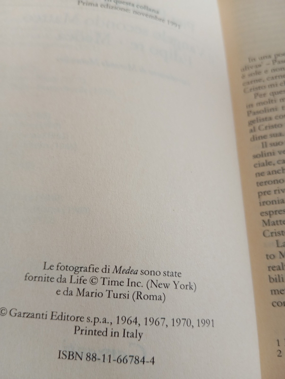 Il Vangelo secondo Matteo, Edipo Re, Medea, Pier Paolo Pasolini, …