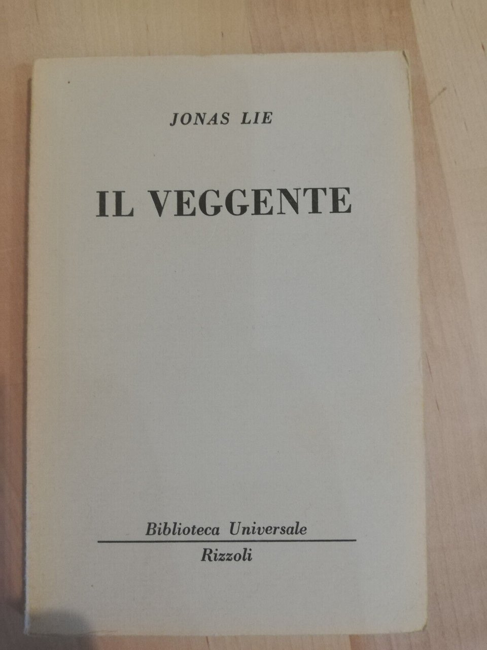 Il veggente, Jonas Lie, BUR, 1962