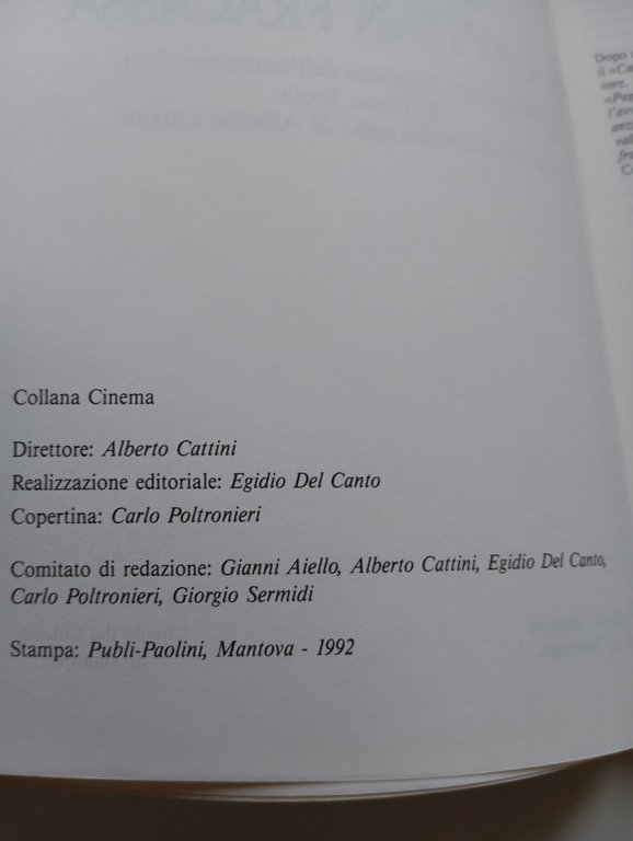 Il viaggio di Capitan Fracassa, Scarpelli - Scola, Sceneggiatura, Mantova, …