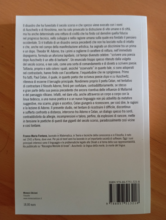 Immagini del disastro. Prima e dopo Auschwitz, Franco M. Fontana, …
