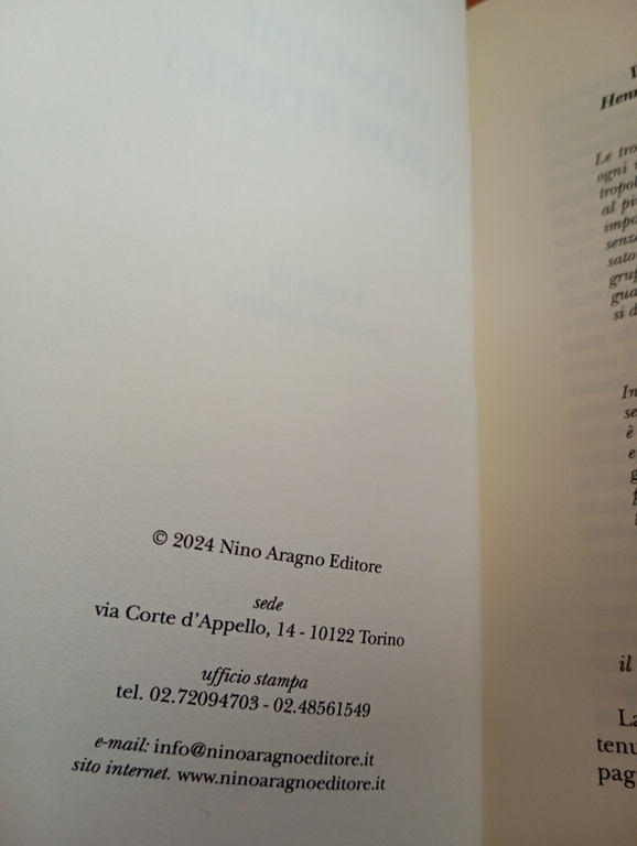 Indagini in Bow street, Henry Fielding, Aragno, 2024 | Immagine Gallery 6