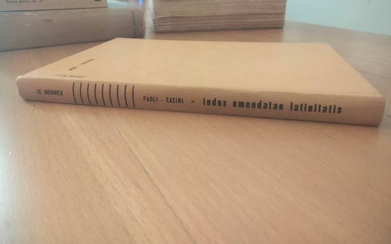 Index emedatae latinitatis, Paoli - Casini, Le Monnier, 1964 | Immagine Gallery 3
