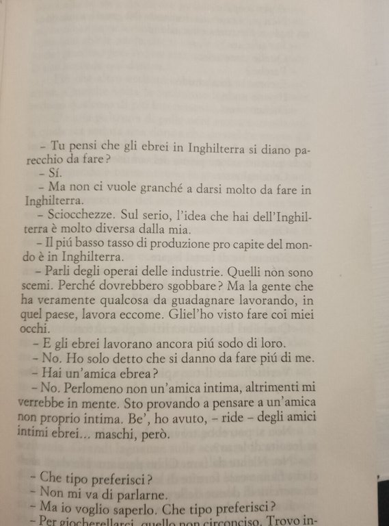 Inganno, Philip Roth, Einaudi, 2006