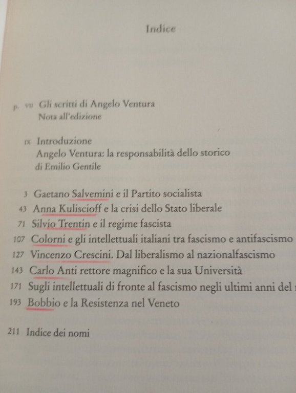 Intellettuali. Cultura e politica tra fascismo e antifascismo, A. Ventura, …