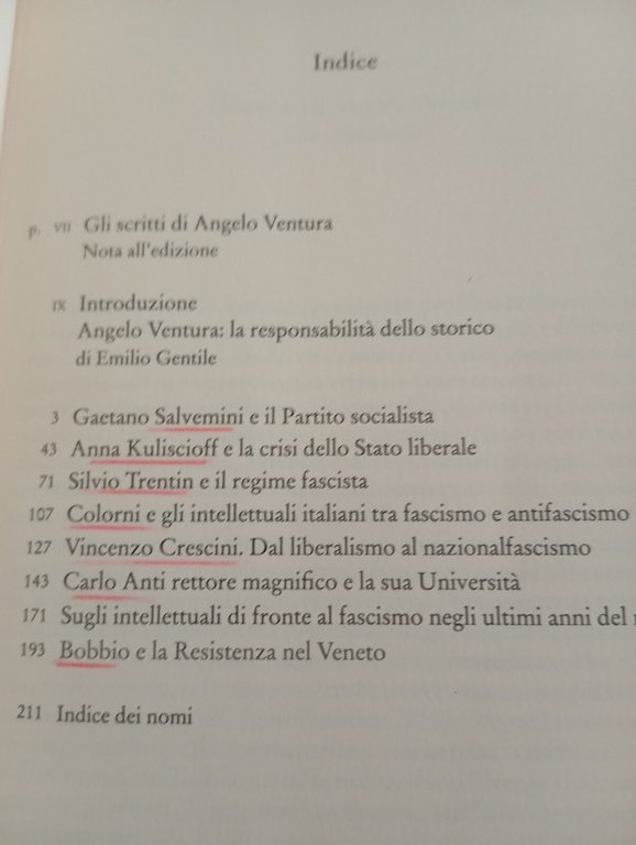 Intellettuali. Cultura e politica tra fascismo e antifascismo, A. Ventura, …