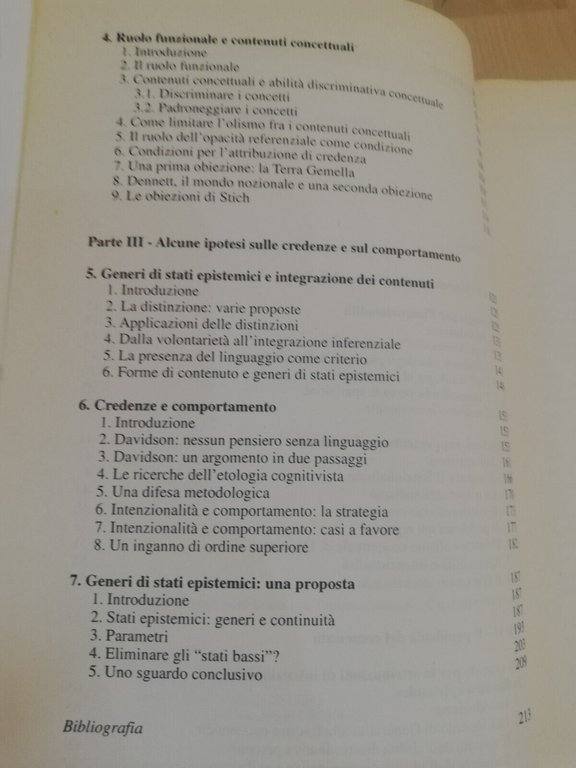 Intenzionalità, contenuto e comportamento, Simone Gozzano, Armando, 1997