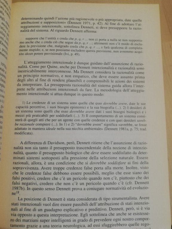 Intenzionalità, contenuto e comportamento, Simone Gozzano, Armando, 1997