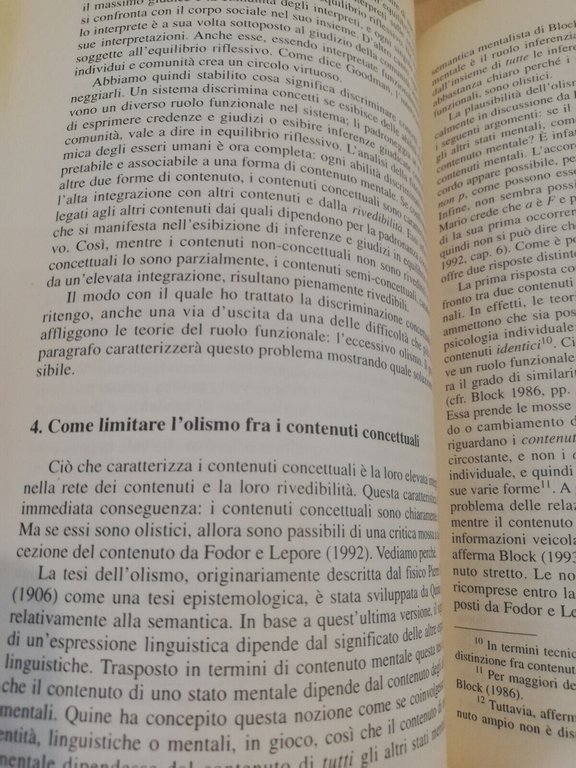 Intenzionalità, contenuto e comportamento, Simone Gozzano, Armando, 1997