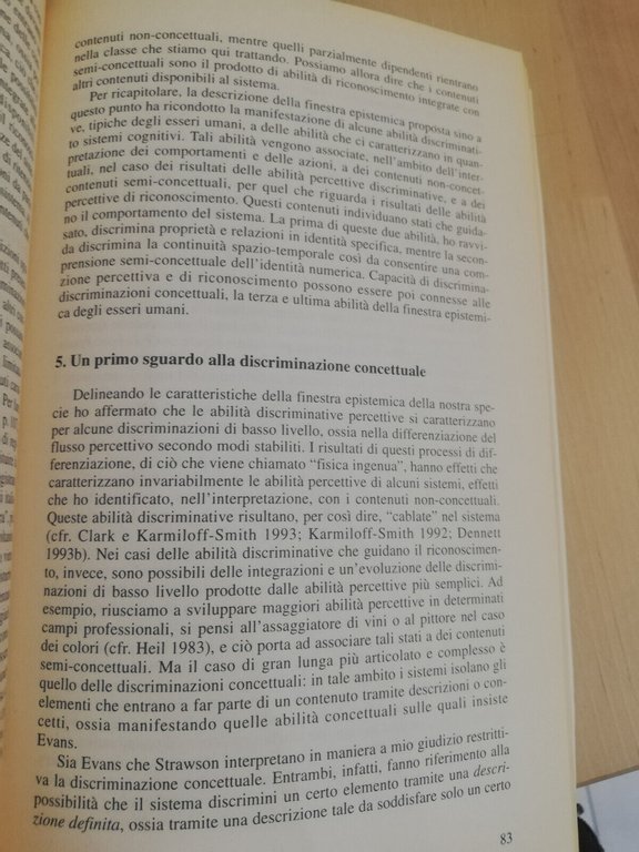 Intenzionalità, contenuto e comportamento, Simone Gozzano, Armando, 1997