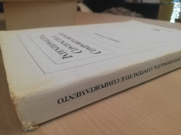 Intenzionalità, contenuto e comportamento, Simone Gozzano, Armando, 1997