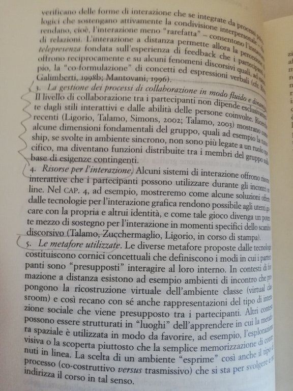 Interazioni inter@zioni. Gruppi e tecnologie, C. Zucchermaglio, A. Talamo, 2003