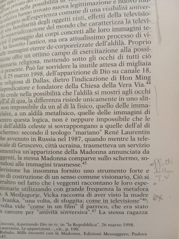 Internet e la Madonna. Sul visionarismo, Paolo Apolito, Feltrinelli, 2002 | Immagine Gallery 13