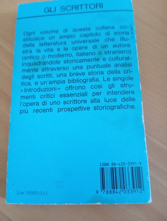 Introduzione a Pasolini, Luigi Martellini, Laterza, 1993
