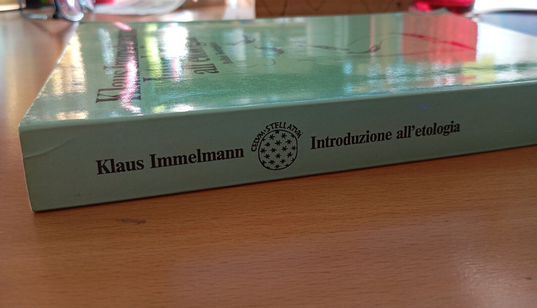 Introduzione all'etologia, Klaus Immelmann, Bollati Boringhieri, 1988