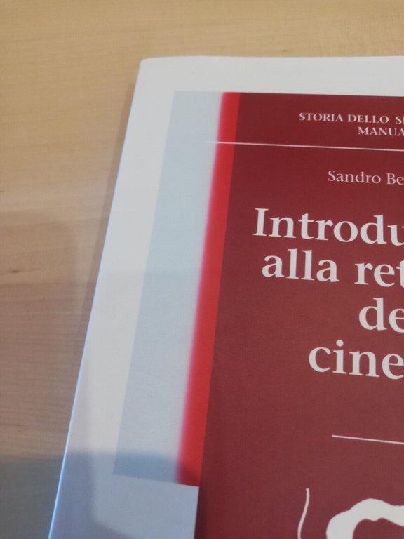 Introduzione alla retorica del cinema, Sandro Bernardi, Le lettere, 1998