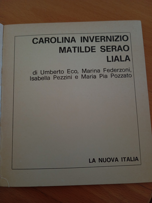 Invernizio Serao Liala, Umberto Eco, Federzoni, Pezzini Pozzato, Il Castoro