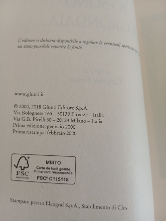 Io sono la grondaia, Gustavo Adolfo Rol, Giunti, 2020