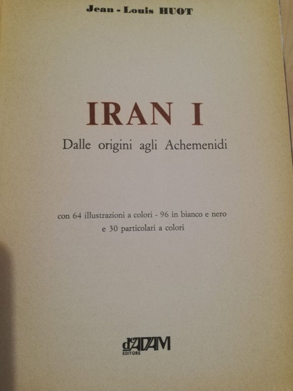 Iran I, Jean-Louis huot, 1968,De Adam