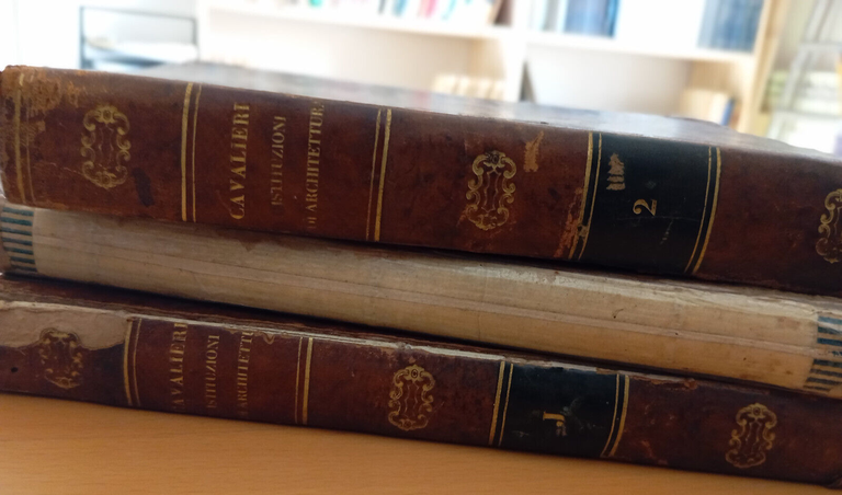Istituzioni di architettura statica e idraulica N. Cavalieri 2 vol …