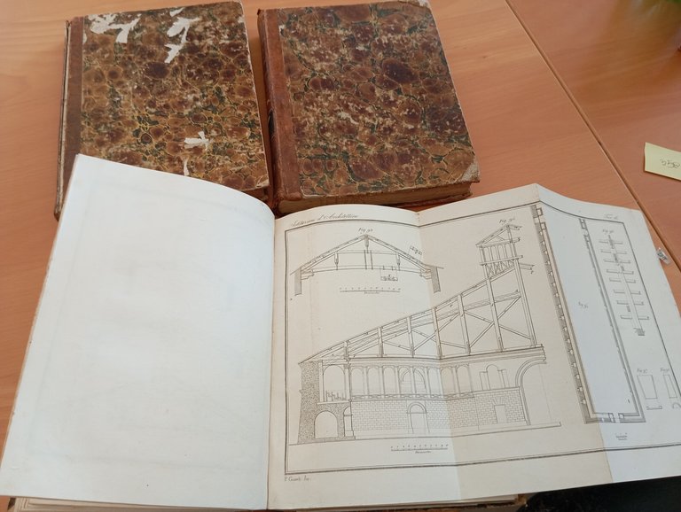 Istituzioni di architettura statica e idraulica N. Cavalieri 2 vol …