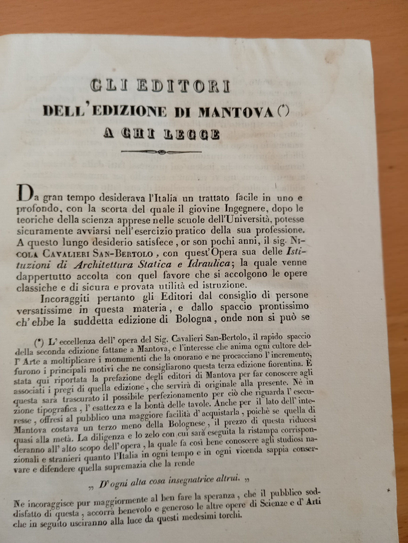 Istituzioni di architettura statica e idraulica, Nicola Cavalieri, 3 vol. …