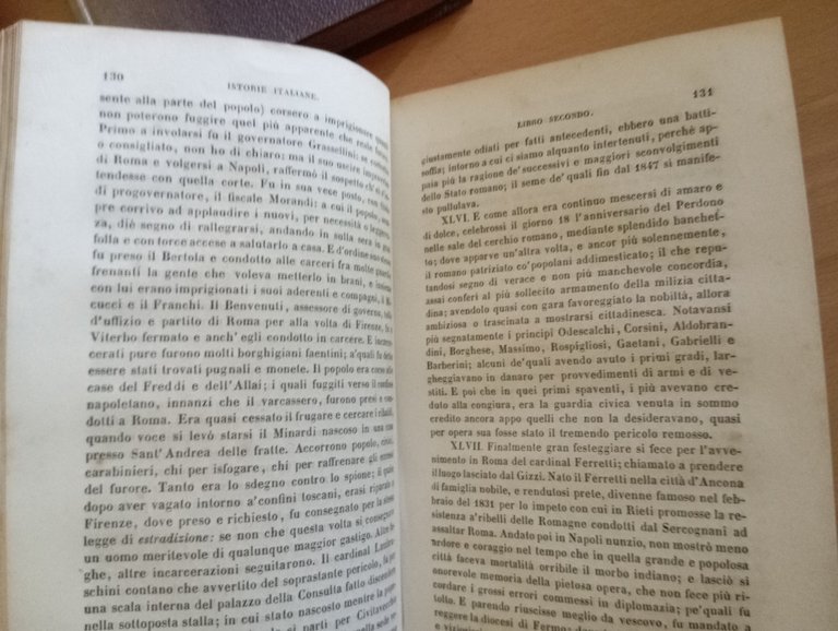 Istorie italiane, quattro volumi, Ferdinando Ranalli, Le Monnier, 1858 | Immagine Gallery 6