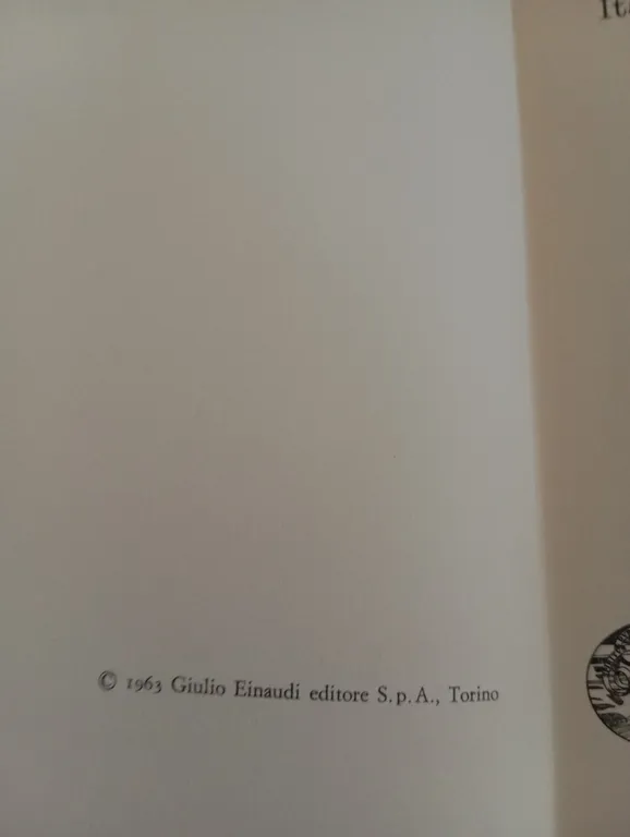 Italo Calvino, La giornata d'uno scrutatore, Einaudi 1963, prima edizione | Immagine Gallery 9