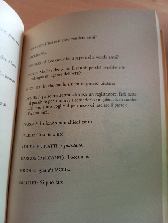 Jackie Brown, la sceneggiatura, Quentin Tarantino, Bompiani, 1998 | Immagine Gallery 12
