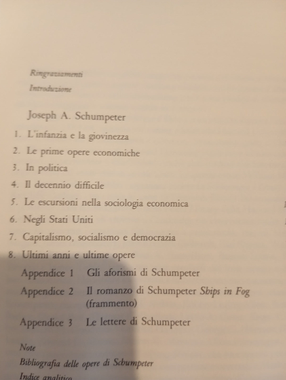 Joseph A. Schumpeter. Vita e opere, Richard Swedberg, Bollati Boringhieri, …