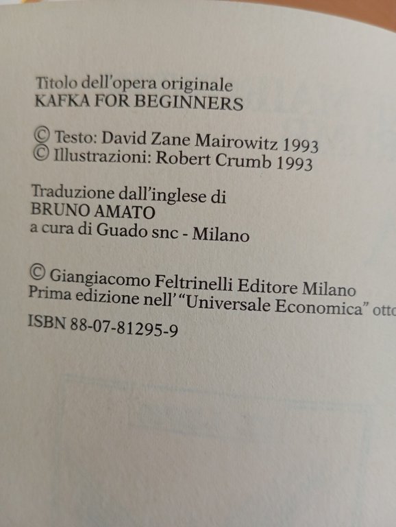 Kafka per cominciare, D. Z. Mairowitz - R. Crumb, Feltrinelli, …