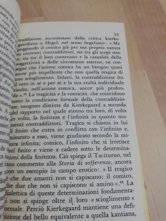 Kierkegaard. La costruzione dell'estetico, Theodor W. Adorno, Guanda 1993 ottimo