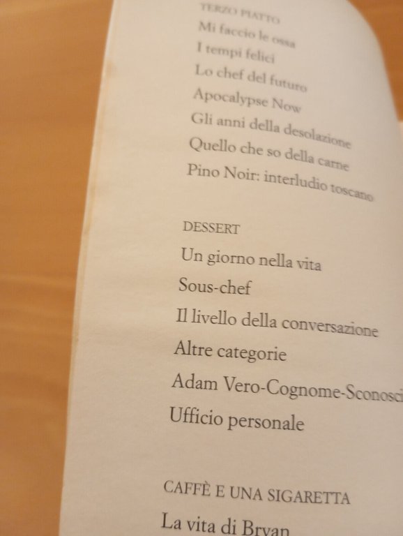 Kitchen confidential, Anthony Bourdain, Feltrinelli, 2002