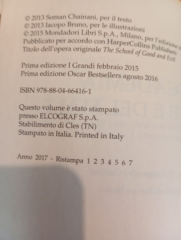 L'accademia del bene e del male, Soman Chainani, Mondadori, 2017 | Immagine Gallery 16